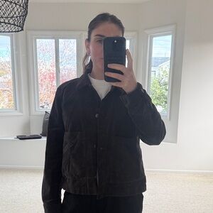 Eileen Fisher Dark Brown Utility Jacket